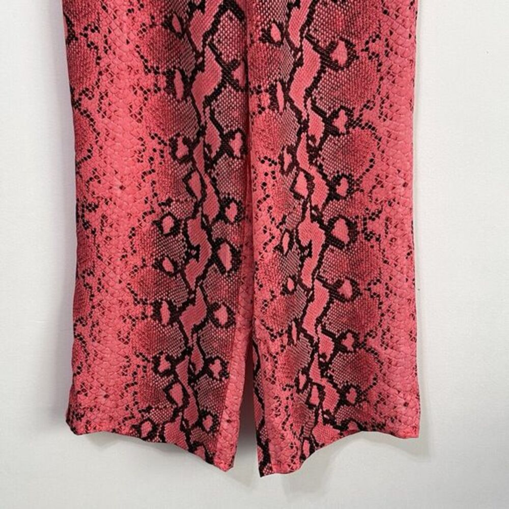 SuperDown Pink Python Print Crop‎ Pants S Trendy … - image 2